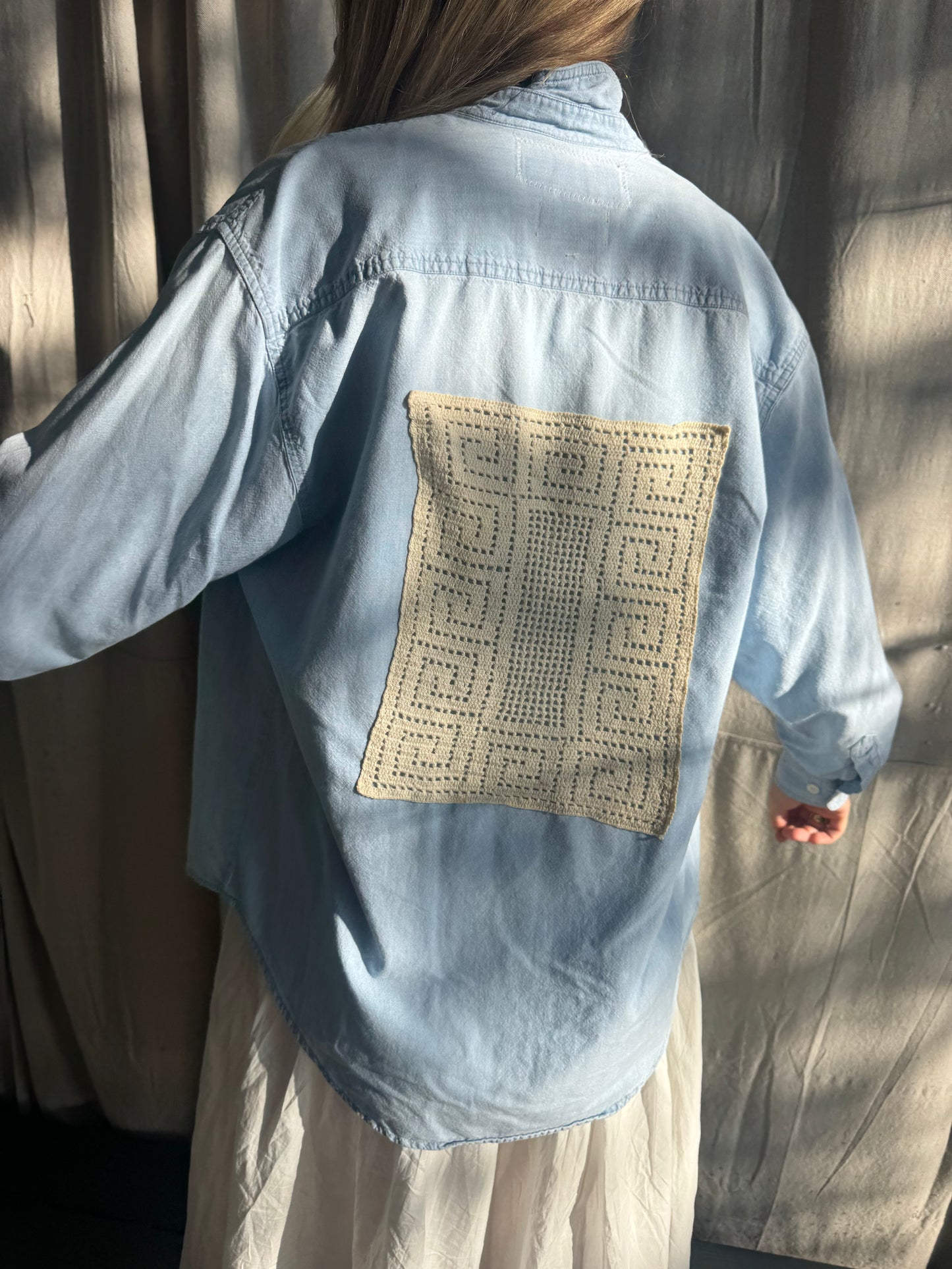 Denim Button Down Shirt