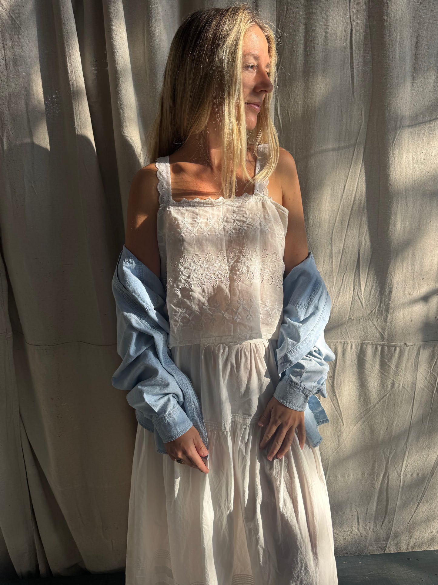 Eyelet Lace Tank Top