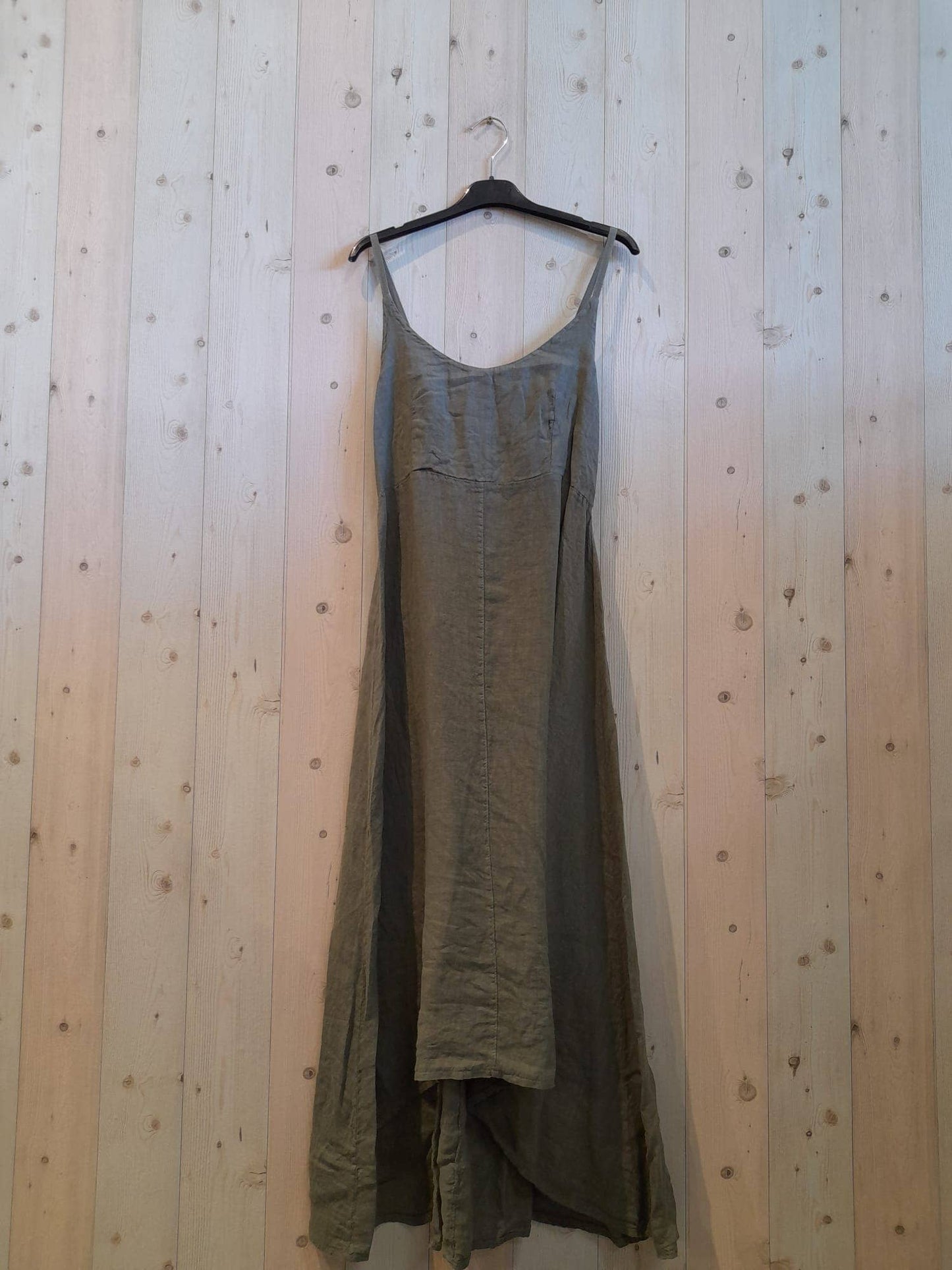 Linen Thin Strap Dress