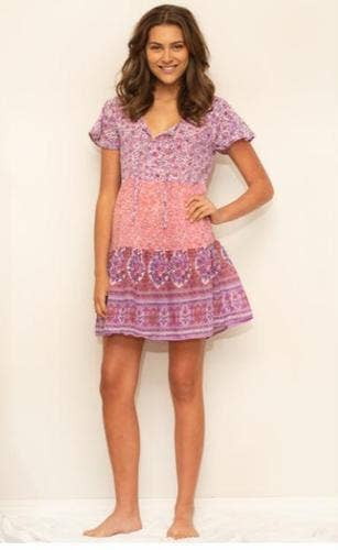 Dolly Patchwork Short Dress