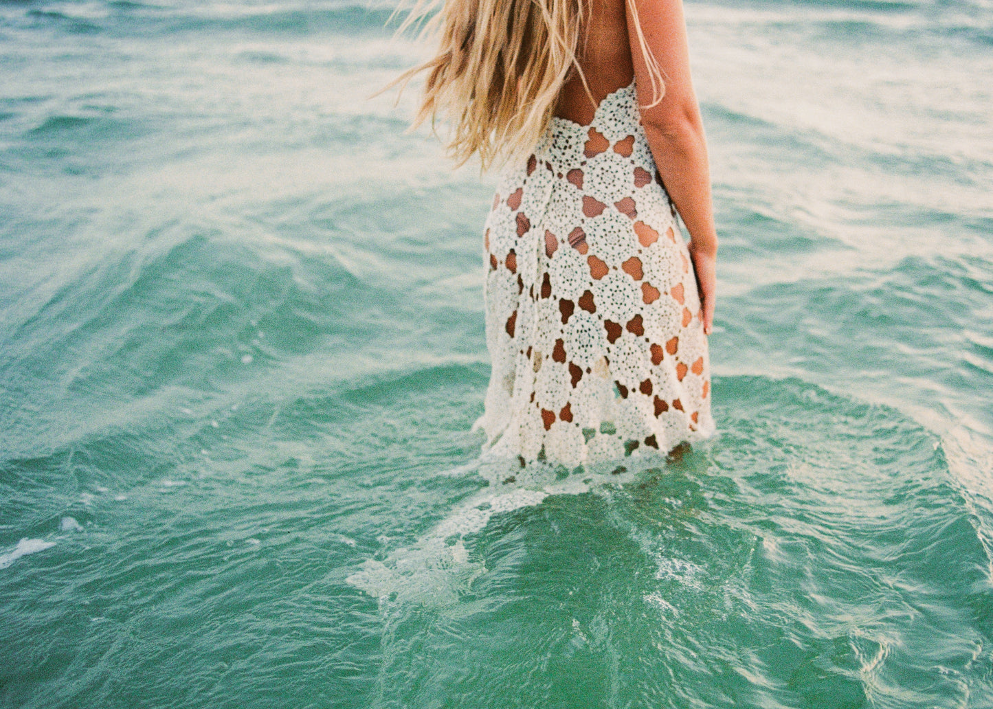 The Mary Ellen Crochet Gown