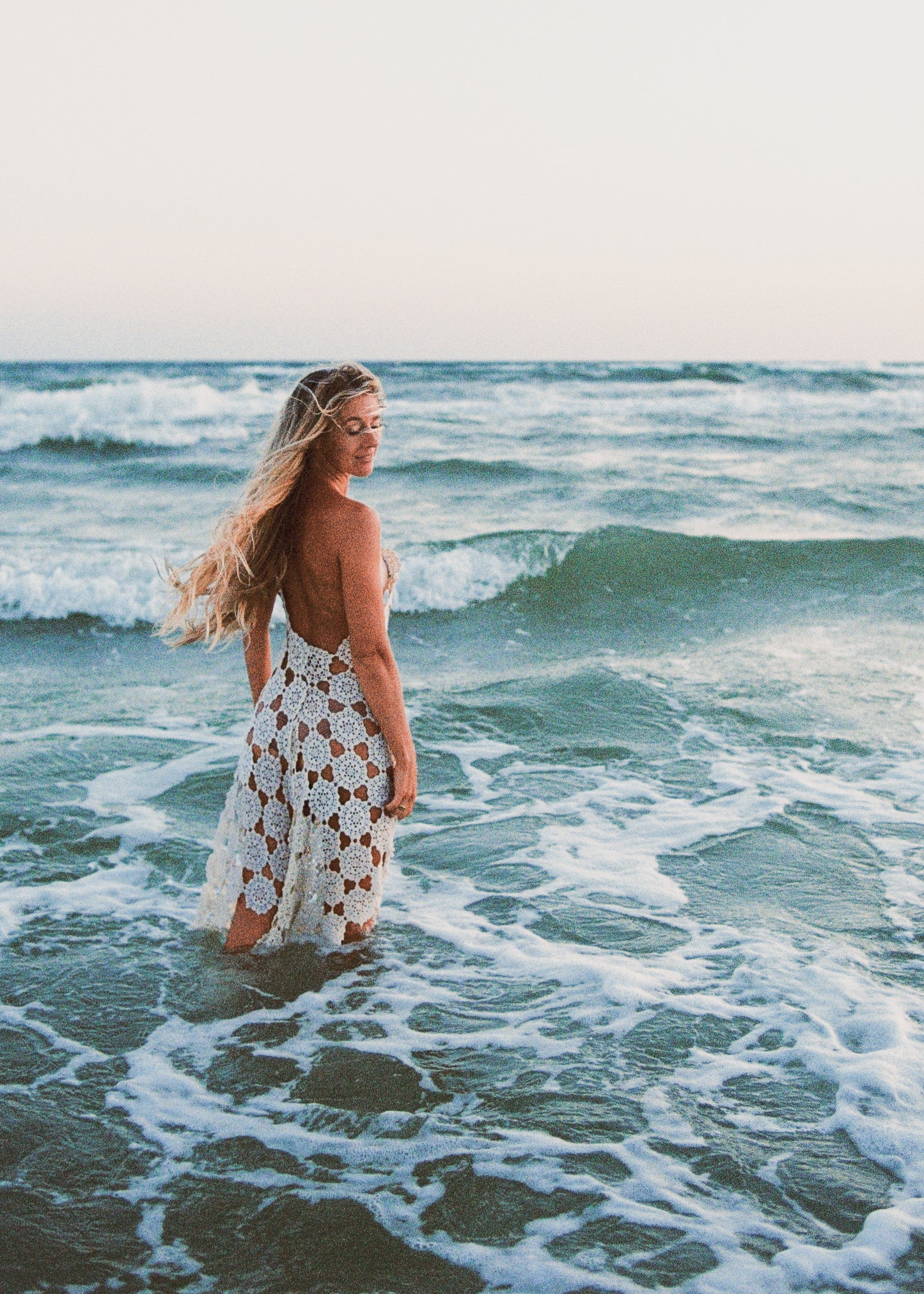The Mary Ellen Crochet Gown